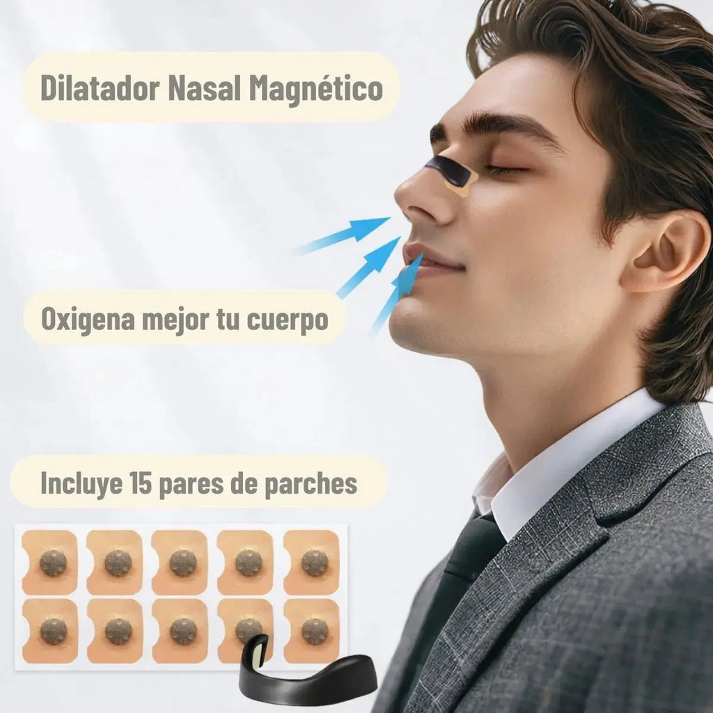 NasalFit™ ─ Dilatador Nasal Magnético